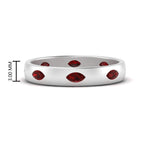 Load image into Gallery viewer, marquise-ruby-bezel-set-eternity-band-in-white-gold-FD10979MQGRUDR-NL-WG.jpg