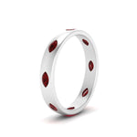 Load image into Gallery viewer, marquise-ruby-bezel-set-eternity-band-in-white-gold-FD10979MQGRUDR-NL-WG.jpg