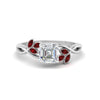 Load image into Gallery viewer, marquise-ruby-bezel-set-nature-inspired-asscher-cut-engagement-ring-in-white-gold-FD10962ASRGRUDR-NL-WG