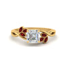 Load image into Gallery viewer, marquise-ruby-bezel-set-nature-inspired-asscher-cut-engagement-ring-in-yellow-gold-FD10962ASRGRUDR-NL-YG