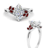 Load image into Gallery viewer, marquise-ruby-bezel-set-nature-inspired-marquise-cut-engagement-ring-in-white-gold-FD10962MQRGRUDRANGLE3-NL-WG