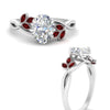 Load image into Gallery viewer, marquise-ruby-bezel-set-nature-inspired-oval-shaped-engagement-ring-in-white-gold-FD10962OVRGRUDRANGLE3-NL-WG
