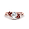Load image into Gallery viewer, marquise-ruby-bezel-set-nature-inspired-radiant-cut-engagement-ring-in-rose-gold-FD10962RARGRUDR-NL-RG