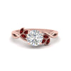 Load image into Gallery viewer, marquise-ruby-bezel-set-nature-inspired-round-cut-engagement-ring-in-rose-gold-FD10962RORGRUDR-NL-RG