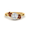 Load image into Gallery viewer, marquise-ruby-bezel-set-nature-inspired-round-cut-engagement-ring-in-yellow-gold-FD10962RORGRUDR-NL-YG