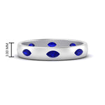Load image into Gallery viewer, marquise-sapphire-bezel-set-eternity-band-in-white-gold-FD10979MQGSABL-NL-WG.jpg