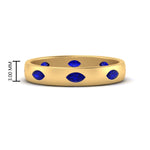 Load image into Gallery viewer, marquise-sapphire-bezel-set-eternity-band-in-yellow-gold-FD10979MQGSABL-NL-YG.jpg