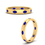 Load image into Gallery viewer, marquise-sapphire-bezel-set-eternity-band-in-yellow-gold-FD10979MQGSABL-NL-YG.jpg