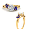 Load image into Gallery viewer, marquise-sapphire-bezel-set-nature-inspired-cushion-cut-engagement-ring-in-yellow-gold-FD10962CURGSABLANGLE3-NL-YG