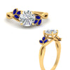 Load image into Gallery viewer, marquise-sapphire-bezel-set-nature-inspired-round-cut-engagement-ring-in-yellow-gold-FD10962RORGSABLANGLE3-NL-YG