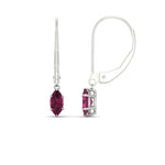Load image into Gallery viewer, marquise-studs-1-carat-pink-sapphire-lever-back-dangles-earrings-in-white-gold-FDEAR11236MQGSADRPI-1.00CT-NL-WG.jpg
