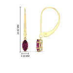 Load image into Gallery viewer, marquise-studs-1-carat-pink-sapphire-lever-back-dangles-earrings-in-yellow-gold-FDEAR11236MQGSADRPI-1.00CT-NL-YG.jpg