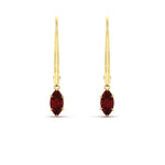 Load image into Gallery viewer, marquise-studs-1-carat-ruby-lever-back-dangles-earrings-in-yellow-gold-FDEAR11236MQGRUDR-1.00CT-NL-YG.jpg