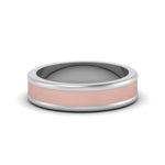 Load image into Gallery viewer, Matte Finish 2 Tone Mens Wedding Ring