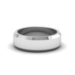 Load image into Gallery viewer, Matte Finish Beveled Anniversary Band For Men