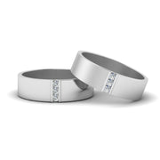 matte-finish-wedding-diamond-rings-for-gay-in-14K-white-gold-FDLG8111B-NL-WG