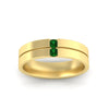 Load image into Gallery viewer, mens-2-stone-emerald-band-in-yellow-gold-fdm1052gemgrangle5-nl-yg