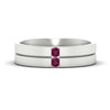 Load image into Gallery viewer, mens-2-stone-pink-sapphire-band-in-white-gold-fdm1052gsadrpi-nl-wg