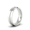 Load image into Gallery viewer, mens-2-stone-pink-sapphire-band-in-white-gold-fdm1052gsadrpiangle2-nl-wg