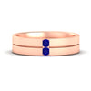 Load image into Gallery viewer, mens-2-stone-sapphire-band-in-rose-gold-fdm1052gsabl-nl-rg