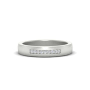Mens 9 Stone Simple Diamond Band