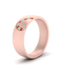 Load image into Gallery viewer, mens-anniversary-band-with-orange-sapphire-in-rose-gold-FDM1144-BGSAORANGLE2-NL-RG.jpg