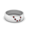 Load image into Gallery viewer, mens-anniversary-band-with-ruby-in-white-gold-FDM1144-BGRUDR-NL-WG.jpg