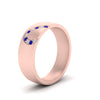 Load image into Gallery viewer, mens-anniversary-band-with-sapphire-in-rose-gold-FDM1144-BGSABLANGLE2-NL-RG.jpg