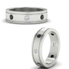 Load image into Gallery viewer, mens-bezel-set-diamond-eternity-engagement-ring-with-black-diamond-in-white-gold-fdm10342rogblackangle3-nl-wg.jpg