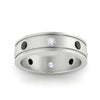 Load image into Gallery viewer, mens-bezel-set-diamond-eternity-engagement-ring-with-black-diamond-in-white-gold-fdm10342rogblackangle5-nl-wg.jpg