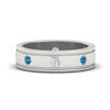 Load image into Gallery viewer, mens-bezel-set-diamond-eternity-engagement-ring-with-ice-blue-topaz-in-white-gold-fdm10342rogicblto-nl-wg.jpg