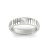 Load image into Gallery viewer, mens-bezel-set-modern-wedding-ring-in-white-gold-fdm186-nl-wg