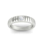 Load image into Gallery viewer, mens-bezel-set-modern-wedding-ring-in-white-gold-fdm186-nl-wg