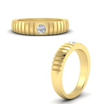 Load image into Gallery viewer, mens-bezel-set-modern-wedding-ring-in-yellow-gold-fdm186-nl-yg