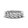 Load image into Gallery viewer, mens-cuban-link-diamond-wedding-band-in-white-gold-FDM10402-NL-WG