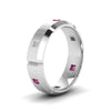 Load image into Gallery viewer, mens-diamond-engagement-rings-with-dark-pink-sapphire-in-14K-white-gold-FDM8012BGSADRPIANGLE2-NL-WG.jpg