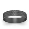 Load image into Gallery viewer, mens-honey-comb-wedding-ring