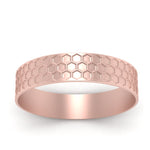 Load image into Gallery viewer, Mens Honey Comb Wedding Ring