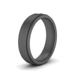 Load image into Gallery viewer, Mens Princess Cut 2 Tone Band