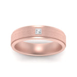 Load image into Gallery viewer, Mens Princess Cut 2 Tone Band