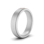 Load image into Gallery viewer, Mens Princess Cut 2 Tone Band