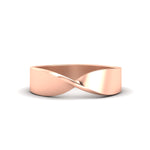 Load image into Gallery viewer, mens-twist-wedding-ring-in-rose-gold-fdm8572-nl-rg