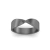 Load image into Gallery viewer, mens-twisted-wedding-band-in-black-gold-fdm8572angle5-nl-bg