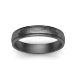 Load image into Gallery viewer, milgrain-2-tone-wedding-band
