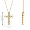 Load image into Gallery viewer, milgrain-bezel-diamond-cross-pendant-yellow-gold-FDPD10799ANGLE2-NL-YG-HW