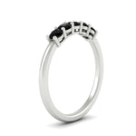 Load image into Gallery viewer, mini-5-stone-round-black-diamond-wedding-band-in-white-gold-FDENS141ROBGBLACKANGLE2-0.50CT-NL-WG
