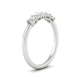 Load image into Gallery viewer, mini-5-stone-round-diamond-wedding-band-in-white-gold-FDENS141ROBANGLE2-0.50CT-NL-WG