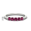 Load image into Gallery viewer, mini-5-stone-round-pink-sapphire-wedding-band-in-white-gold-FDENS141ROBGSADRPI-0.50CT-NL-WG-HW