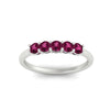 Load image into Gallery viewer, mini-5-stone-round-pink-sapphire-wedding-band-in-white-gold-FDENS141ROBGSADRPIANGLE5-0.50CT-NL-WG