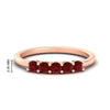 Load image into Gallery viewer, mini-5-stone-round-ruby-wedding-band-in-rose-gold-FDENS141ROBGRUDR-0.50CT-NL-RG-HW